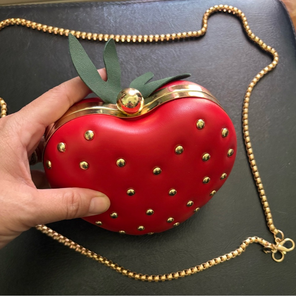 NWOT Strawberry Crossbody Purse